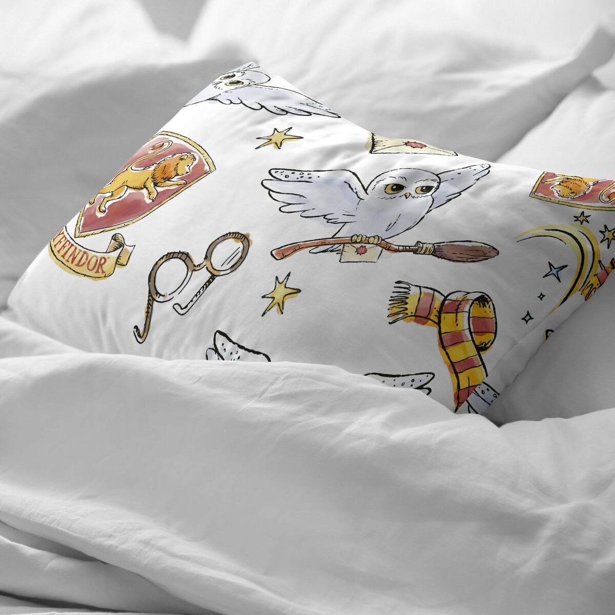 Federa Harry Potter Hedwig Multicolore 175 Fili 65 x 65 cm